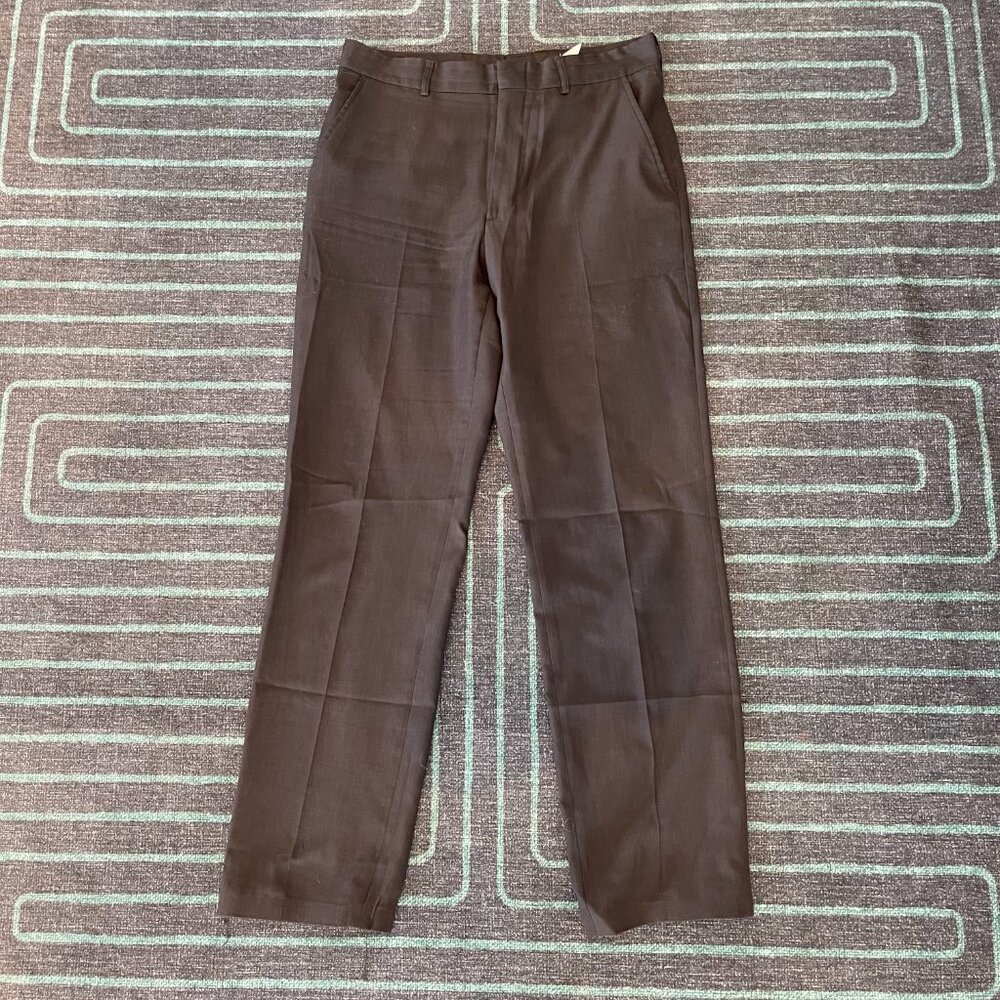 Cintas Men's Navy Blue Casual Uniform Dress Pants